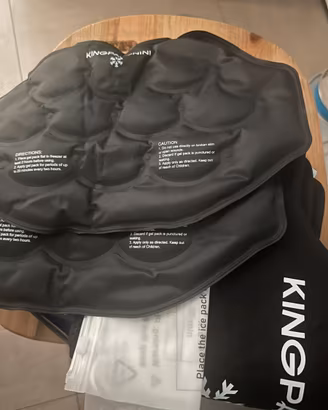 KingPavonini Ice Pack per schiena, caldo/freddo