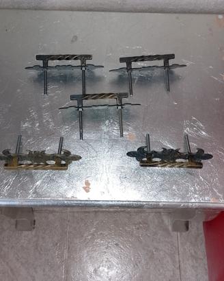 5 Maniglie in Ottone vintage 