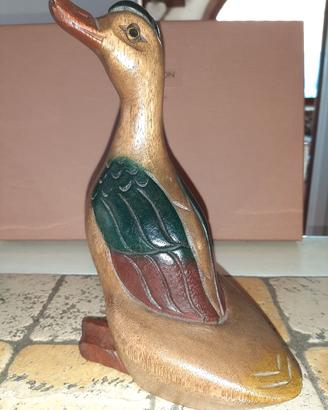 Anatra in legno vintage