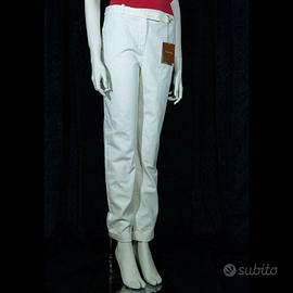 Pantaloni da donna bianchi LORO PIANA -tg. 46