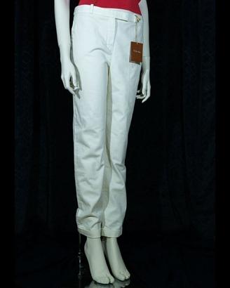 Pantaloni da donna bianchi LORO PIANA -tg. 46