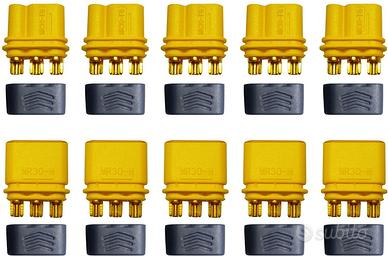 5 Paia Connettori MR30 Maschio Femmina per Batteri