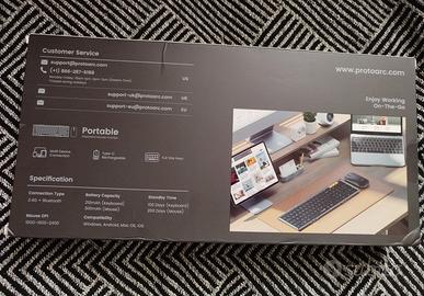 Tastiera pieghevole wireless ProtoArc