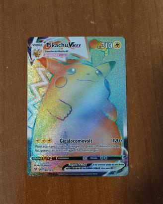 Pikachu Vmax Hyper rare 188/185 Voltaggio Sfolgora