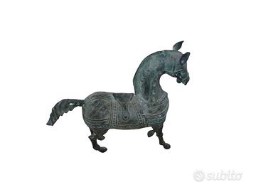Cavallo in bronzo Giapponese, inizio 1900
.