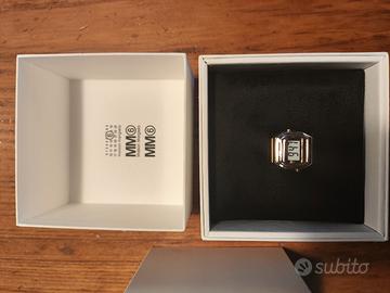 timex x maison margiela  mm6 anello orologio 