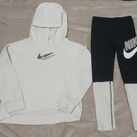 Tuta NIKE bambina (felpa+leggings) tg 8-10 anni