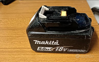 Batteria Makita 18v 5.0 Ah BL1850