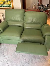 Salotto in vera pelle