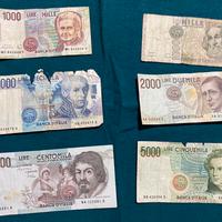 Banconote vecchie lire