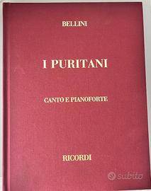 Spartito I Puritani opera
