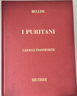 Spartito I Puritani opera
