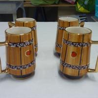 Boccali in ceramica C.A.T. Gualdo Tadino Vintage