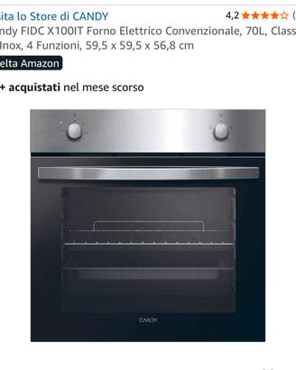 Forno Candy elettrico nuovo