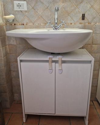 Lavandino bagno+mobiletto da incasso