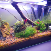 Acquario dolce già allestito