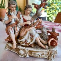 STATUA CAPODIMONTE ORIGINALE VINTAGE
