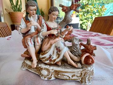 STATUA CAPODIMONTE ORIGINALE VINTAGE