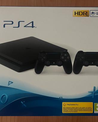 Playstation 4 Slim 1TB Nera + 2 controller