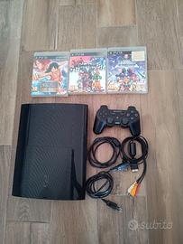 Ps3 Slim + 1 controller + 3 giochi