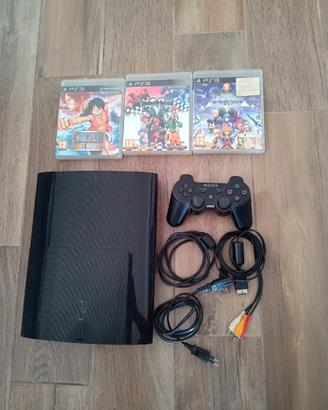 Ps3 Slim + 1 controller + 3 giochi