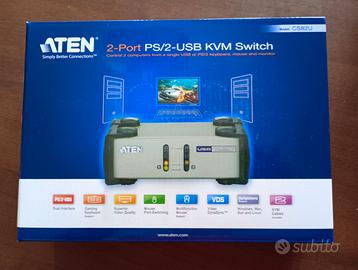 Swittch a 2 porte "Aten PS/2-USB KVM Switch"