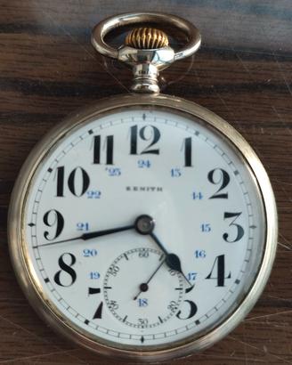 Orologio da tasca ZENITH anno 1920 microregolatore