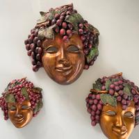 Maschere decorative ceramica