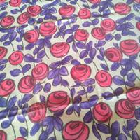 tessuto fiori rosa
