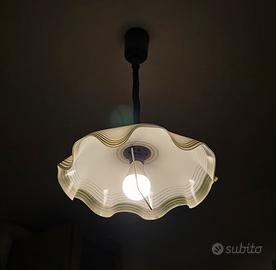 Lampadario vetro VINTAGE "Velo"