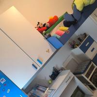 Cameretta a ponte bambini 2 posti