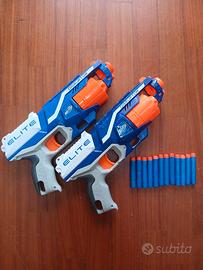 2 pistole giocattolo Nerf elite distruptor+dardi
