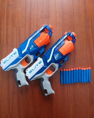 2 pistole giocattolo Nerf elite distruptor+dardi