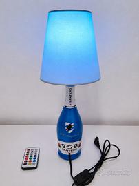 Lampada Bottiglia Sampdoria E14 Design Artigianale