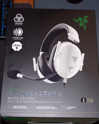 Razer Blackshark v2 X WHITE EDITION