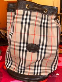 Burberry Vintage Drawstring Bag