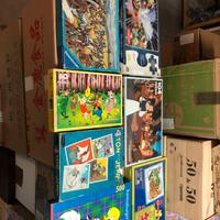 Puzzle vintage lotto misto anni 80