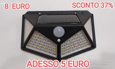 -37%Luce a ricarica solare e sensore di movimento 