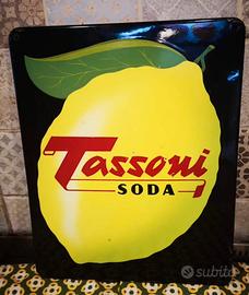 Insegna tabella targa smaltata tassoni cedro