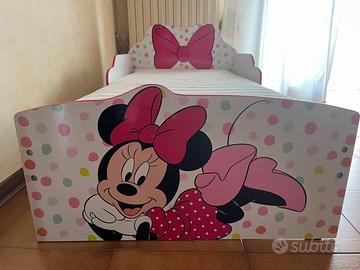 Lettino Bimba Disney Minnie con materasso