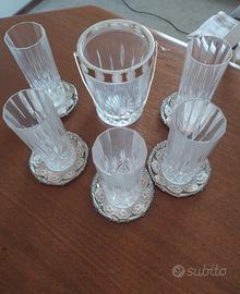 Set bicchieri con porta ghiaccio