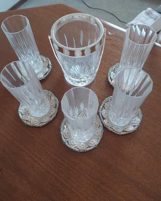 Set bicchieri con porta ghiaccio