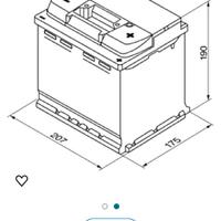 V. e.n.d.o  batteria auto 52ah bosch