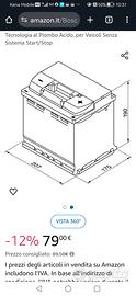 V. e.n.d.o  batteria auto 52ah bosch