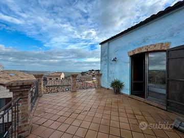 Cielo terra con vista panoramica