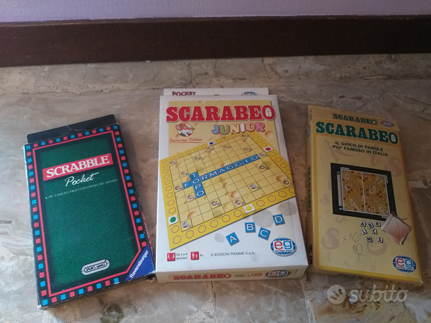 Lotto 3 Gioco di triplo tascabili scarabeo