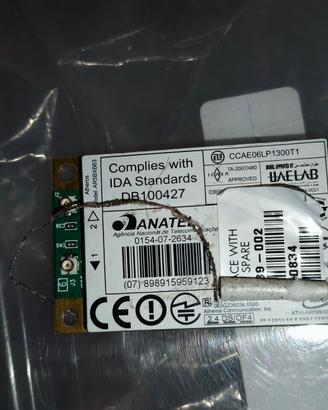 scheda wifi pcie scheda rete ,seriale ,processori 