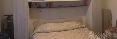 Spalliera e pediera letto matrimoniale