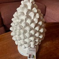 Pigna di ceramica bianca 32 cm Ceramicando
