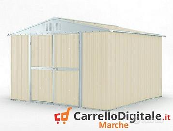 Box struttura lamiera Acciaio 327x307cm avorio